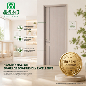Les fournisseurs proposent des services personnalisés, portes intérieures d'hôtel insonorisées modernes, portes en bois massif, portes en <span class=keywords><strong>PVC</strong></span>. - Product Image 2