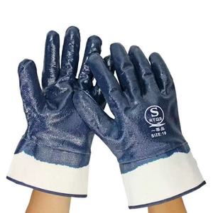 Gants de travail de sécurité pour hommes, personnalisables, en gros, directement de l'usine, gants de sauvetage enduits de nitrile, résistants à l'huile - Product Image 2