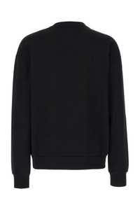 Sudadera de algodón con logotipo negro Iceberg de diseñador de alta calidad, sudadera con puños acanalados y cuello redondo - Product Image 2