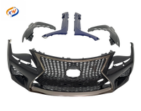 Kit carrosserie RCF pour Lexus RC, pare-chocs avant et arrière, spoiler, capot, ailes, matériau PP