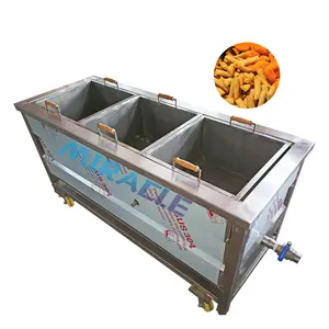 Small Scale Electric Deep Fryer For Chicken Frozen Potato Chips Basket Type French Fries Making Fryer Machine