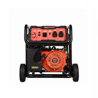 Générateur d'essence à démarrage électrique BISON CHINA 5kw BS6500 certifié CE/Euro V/RoHS/EPA 110V/220V 50/60Hz AC, 1 cylindre, refroidissement par air