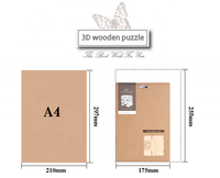 Vente en gros d'usine, modèle de train en bois 3D personnalisé, pas cher, puzzle, ODM, OEM, nouveau kit de puzzle en bois DIY, jouets artisanaux pour enfants