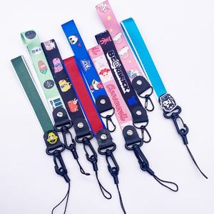 Customized LOGO Printed Short <b>Strap</b> Key Chain Polyester Lanyard Mobile Phone Holder Sublimation Wrist Lanyard for Advertising - Product Image 5