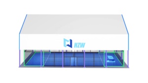 WPT Standard <span class=keywords><strong>Precio</strong></span> de pista de Pádel al por mayor 200 m² Pista DE TENIS azul Césped <span class=keywords><strong>artificial</strong></span> - Product Image 2