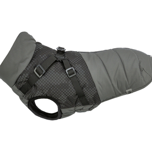 Abrigo de Invierno para Mascotas Pontis Reflect con Arnés Integrado, Color Gris S, Abrigo Premium para Mascotas con Arnés Integrado - Product Image 1