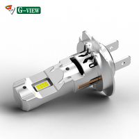 Ampoule de phare LED Gview H7 CSP 7035 avec ventilateur de refroidissement, H8 H1 9005 H4 8000lm, ampoule de phare LED H7 facile à installer, éclairage LED pour voiture