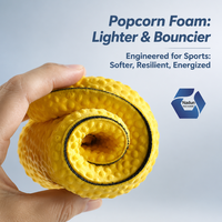 Semelles intérieures de sport Popcorn Foam Cloud Cushion, haute élasticité, respirantes, absorbant les chocs, légères, flexibles, inserts pour chaussures de sport