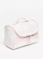 Sac à déjeuner isotherme imperméable en polyester pour enfants, avec fermeture éclair en feuille d'aluminium, logo personnalisé, paillettes, OEM ODM