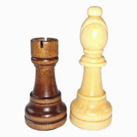 Vente en gros de jeux de société écologiques pour enfants de 4,5 pouces, pièces d'échecs en bois de grande taille de haute qualité, backgammon