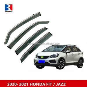 Accessoires automobiles pour Honda Fit Jazz 2020 : Pare-pluie et déflecteurs de vent pour vitres de portières - Product Image 2