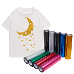 Rouleaux de vinyle HTV à paillettes <span class=keywords><strong>Film</strong></span> de papier adhésif PU Flex Feuilles de transfert de chaleur <span class=keywords><strong>Film</strong></span> pour vêtements Feuille PET imprimable pour T-shirts - Product Image 6