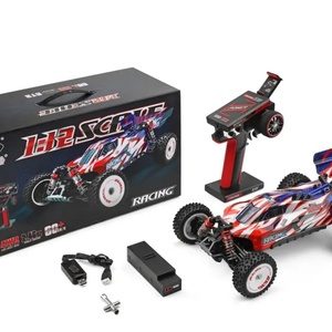 Nouvelle voiture RC brushless en métal 124008, télécommandée, haute vitesse, voiture de course professionnelle, suspension indépendante, expert, câble USB - Product Image 2