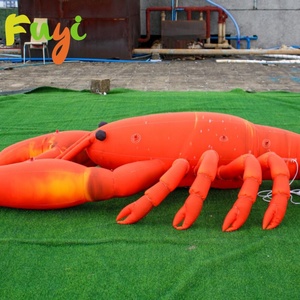 Modèle de <span class=keywords><strong>homard</strong></span> gonflable géant en tissu nylon durable, <span class=keywords><strong>prix</strong></span> d'usine, personnalisable, pour la promotion et la publicité des restaurants - Product Image 4