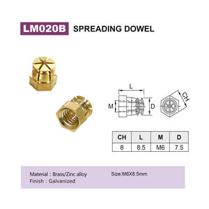 Tuerca de Latón para Espaciador de Muebles LM020 - Product Image 3