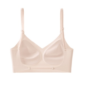 Sujetador sin espalda <span class=keywords><strong>para</strong></span> mujer, bralette sin costuras con escote en V profundo, tirantes convertibles multiusos, ropa interior invisible, lencería de corte bajo <span class=keywords><strong>para</strong></span> <span class=keywords><strong>vestidos</strong></span> sin espalda - Product Image 4