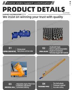 300 kg 3 giai đoạn vít băng tải hiệu quả cao xoắn ốc băng tải cho xây dựng - Product Image 5