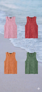 เสื้อกล้ามแบบยูนิเซ็กซ์ ล้างสีแบบแอซิดวอช ผลิตจากผ้าฝ้าย 100% 160 กรัม (36) - Product Image 2