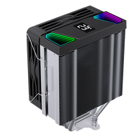 Enfriador de Aire para CPU LOVINGCOOL con Pantalla de Temperatura, 4 Tubos de Calor, Disipador de Calor de Cobre, Tapa Superior RGB, Ventilador de Enfriamiento para CPU Intel 1700 AM5 de 120 mm