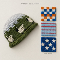 Sombrero Cloche de Acrílico Personalizado con Diseño de Crochet, Estilo Hecho a Mano, Ala Estrecha, Gorra de Moda para Mujeres y Hombres