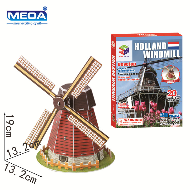 4-molino de viento holandés