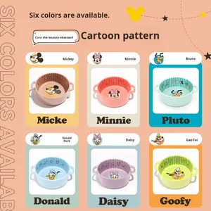 ชามเซรามิกสำหรับสุนัขมิกกี้ซีรีส์ขนาดใหญ่เป็นมิตรต่อสิ่งแวดล้อมชามอาหารกันหกพร้อมตัวป้องกันคอมินนี่สำหรับแมว - Product Image 6