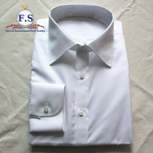 Độc đáo cao cổ áo không nút mtm Mens ăn mặc áo sơ mi - Product Image 2