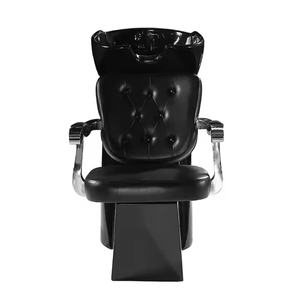 Lavacabezas de Cerámica para Salón de Belleza con Base de Fibra de Vidrio y Unidad de Lavado - Product Image 4