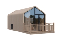 Maison préfabriquée modulaire spacieuse pour location en location de maison d'hôtes en montagne