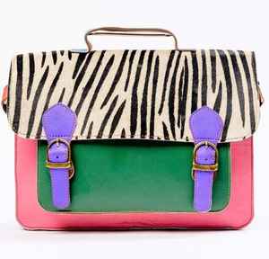 Véritable vache poil sur fourrure imprimé animal Messenger Bag Handmade Leather Satchel Vintage Western Fashionable Vintage Leather Bag - Product Image 1