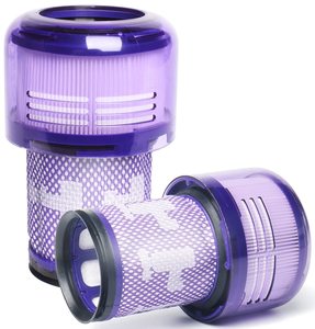 Filtre de remplacement <span class=keywords><strong>V12</strong></span> pour aspirateur sans fil, filtre ultra fin détachable et lavable, accessoires ménagers - Product Image 2