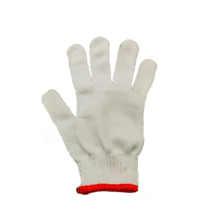 ถุงมือไนลอนสีขาว 500 กรัม 10 เข็ม สำหรับงานก่อสร้าง โรงงาน ถุงมือป้องกันเพื่อความปลอดภัย - Product Image 2