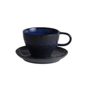 Juego de <span class=keywords><strong>Tazas</strong></span> de Café de Cerámica Multicolor Personalizadas a Precio de Fábrica, Taza de Té y Platillo <span class=keywords><strong>Vintage</strong></span> con Esmalte Reactivo Mate - Product Image 6