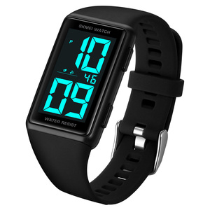 <span class=keywords><strong>Reloj</strong></span> Deportivo Digital Skmei 1862 <span class=keywords><strong>con</strong></span> Logotipo Personalizado, <span class=keywords><strong>Reloj</strong></span> de Pulsera para Hombre, Resistente al Agua, Cronómetro, Alarma, Rectangular, LED - Product Image 6