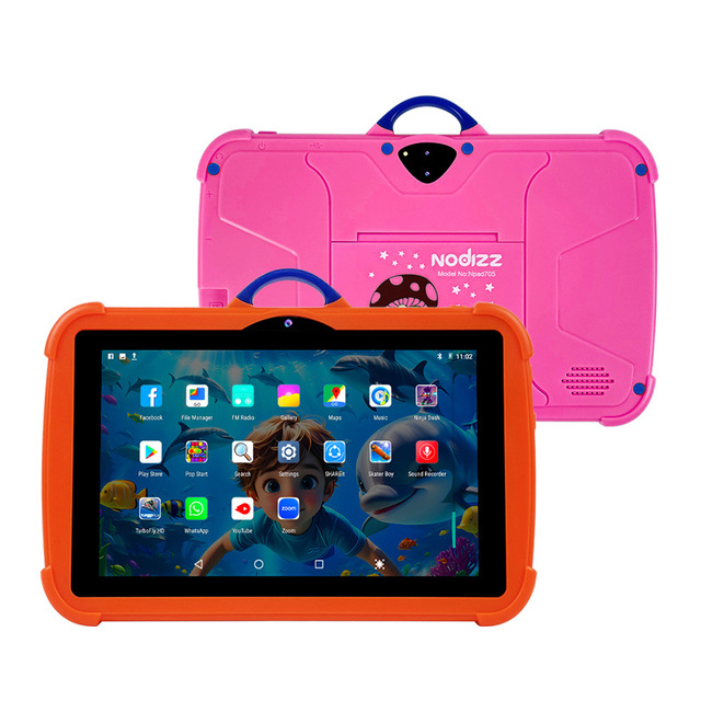 Kingda ND750 Baby Educational Toy Reading Machine 7inch Plastic Cartoon Shape Android System WIFI Dual Camera 16GB Memory