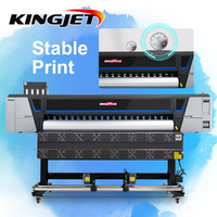 Kingjet 1,6 M 1,8 m 3,2 M dx5 xp600 cabezal de impresión papel tapiz impresora máquina de impresión Digital para la venta