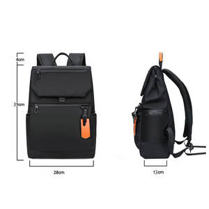 Custom Waterproof Business Men <b>Backpack</b> Custom Laptop School Bag Big Capacity <b>Black</b> <b>Backpack</b> - Product Image 5
