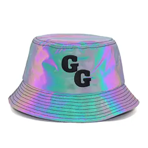 Topi desainer topi bucket kain ajaib ukuran anak atau dewasa dengan logo khusus