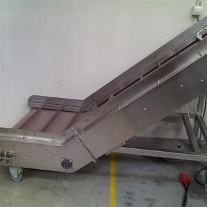Et ve Tavuk Gibi Dondurulmuş Gıdalar İçin Plastik Modüler Bantlı PP Gıda Sınıfı Eğimli Bantlı Elevatör Konveyörü - Product Image 4
