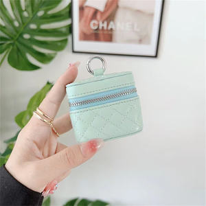 Sac à main de luxe de protection en cuir PU sac à main sacs porte-clés bandoulière sans fil étui pour écouteurs pour Airpods casque <span class=keywords><strong>coque</strong></span> accessoire - Product Image 5