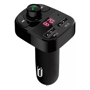 ELE-GATE เครื่องส่งสัญญาณบลูทูธ FM ที่ชาร์จในรถยนต์ 2 USB 3.1A 1.0A พร้อมจอแสดงผล - Product Image 3