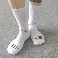 Chaussettes de sport personnalisées Elite, respirantes, en coton, avec semelle en tissu éponge, pour la course à pied, le basketball, chaussettes mi-mollet