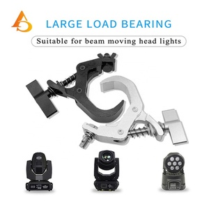 อุปกรณ์ไฟเวทีสำหรับมืออาชีพ ผลิตจากอะลูมิเนียม สีดำหรือสีเงิน จำนวน 10 ชิ้นต่อชุด พร้อมตะขอแขวนไฟเวที - Product Image 4