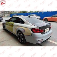 Kit de Carrocería Z-ART 2015-2019 1:1 M4 para BMW F32, Kit de Carrocería Ancha para BMW Serie 4 F32, Parachoques Delantero y Trasero + Faldones Laterales + Pasos de Rueda