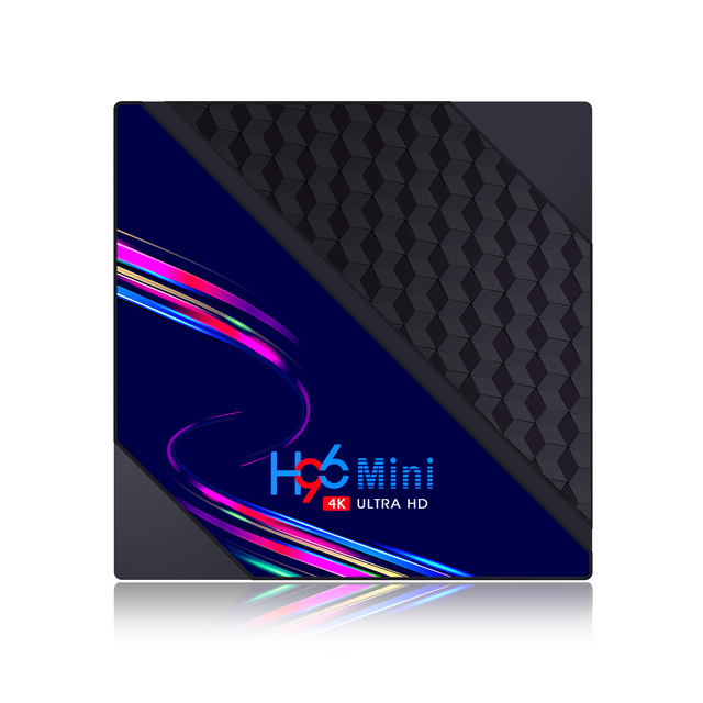 HFY Newest H96 MINI V8 Smart TV Box 2GB RAM 16GB ROM Android 10.0 with 2.4G Wifi Quad Core Processor 4K Set Top Box
