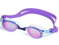 Nouvelles options de couleurs pour lunettes de natation anti-buée, protection UV, revêtement miroir, course, entraînement, vente en gros