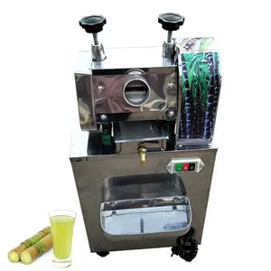 Stainless Steel Sugar Cane Juicer Electric Sugarcane Juicing Making Machine Commercial Sugar Cane Juice Extractor Machine