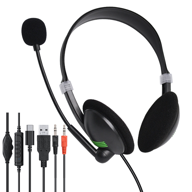 High Quality Economical Wired Stereo Gaming Headset Over-Ear IPX-4 Waterproof 3.5mm Interface Business Music Earphone Sale