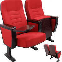 Chaise de conférence moderne pour auditorium scolaire, mobilier de théâtre, siège en rangée pour salle de classe, hauteur réglable, en tissu, vente directe usine