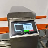 Détecteur de métaux professionnel pour l'industrie alimentaire, haute précision, rejet automatique, utilisation facile pour les aliments, les jouets et les vêtements